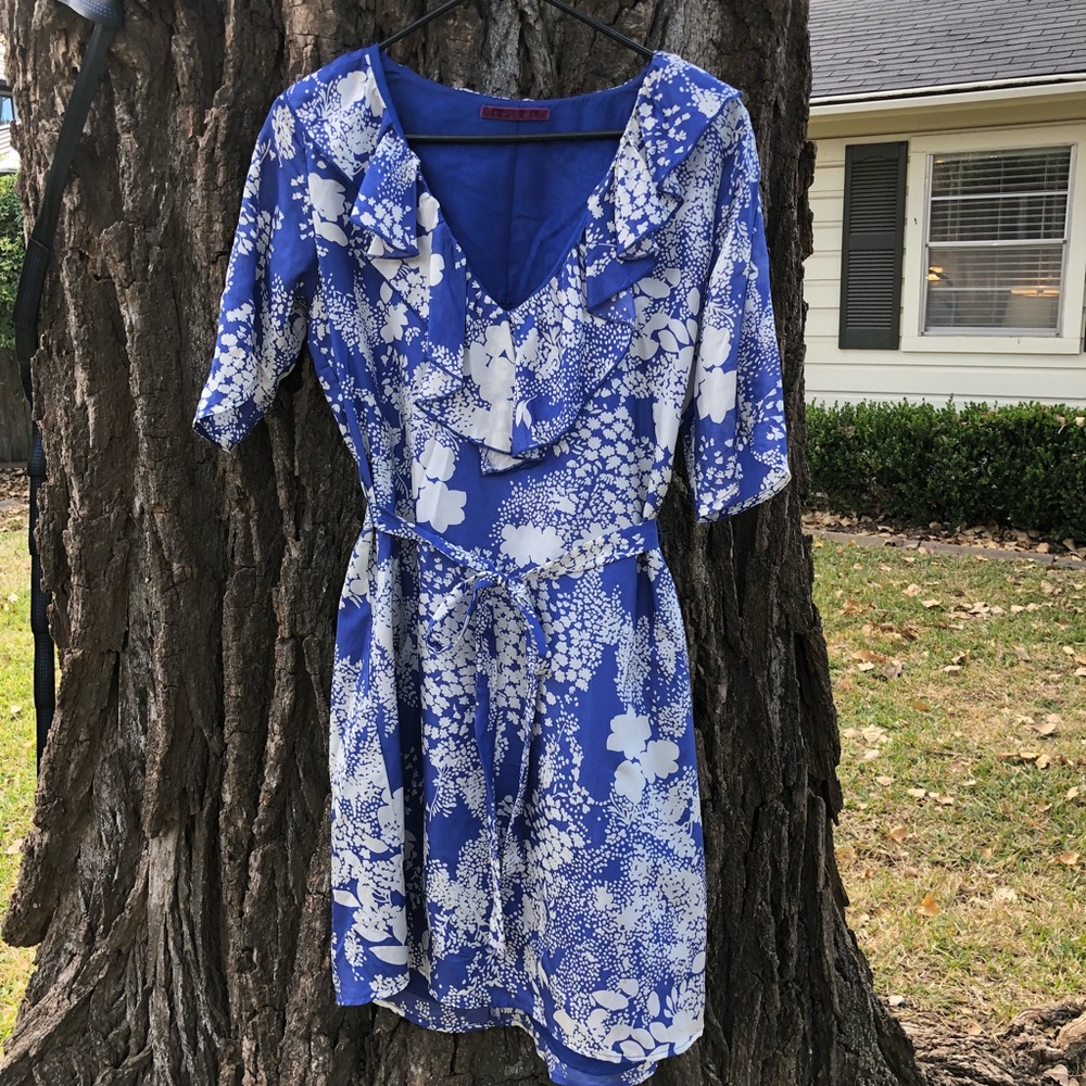 Floral Silk Dress